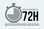 72 Stunden Regel Umsetzung Willenskraft Vorsaetze