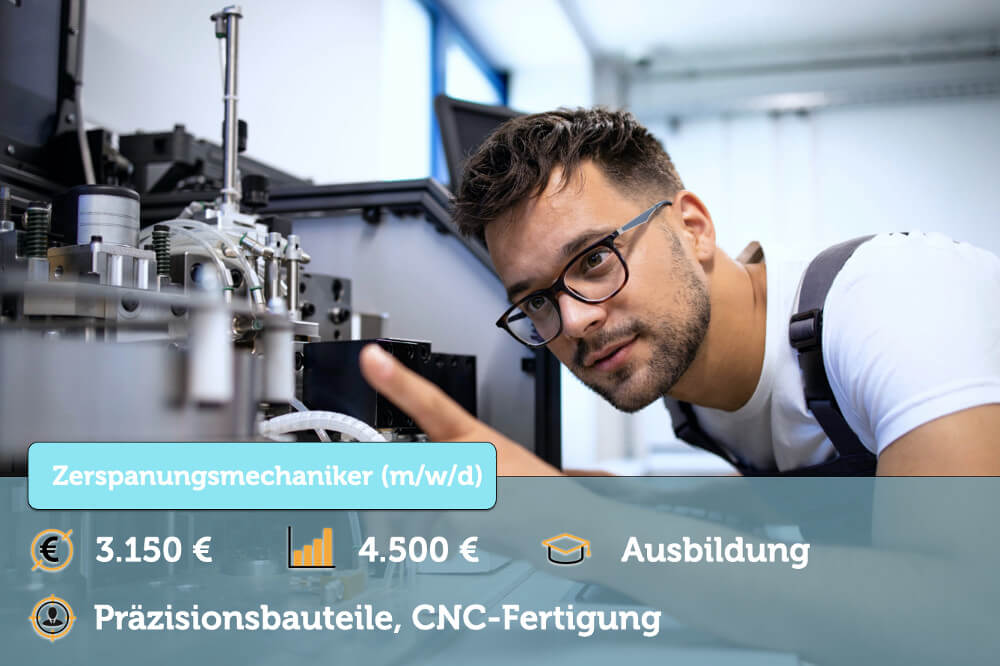 Zerspanungsmechaniker Aufgaben Ausbildung Gehalt Bewerbung Karriere Tipps Berufsbild